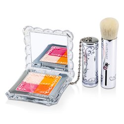 Jill Stuart Mix Fard de Obraz Compact (4 Farduri de Obraz Compact + Pensulă) - # 04 Candy Orange 8g/0.28oz