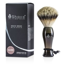 EShave Finest Badger, Lang barberingsbørste - Røykfult 1pc