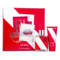 Carolina Herrera CH Sport Coffret: Eau De Toilette Spray 100ml/3.4oz + Bálsamo Para Después de Afeitar 100ml/3.4oz 2pcs