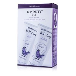 DERMAdoctor Zestaw KP Duty Dry Skin Repair Kit: Body Scrub 120ml + Moisturizing Therapy 120ml 2pcs