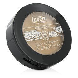 Lavera คอมแพ็ครองพื้น 2 In 1 Compact Foundation - # 03 Honey 10g/0.32oz