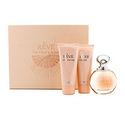 Van Cleef & Arpels Reve مجموعة: أو دو برفام سبراي 100مل/3.3أوقية + لوشن الجسم 100مل/3.3 أوقية + جل الإستحمام 100مل/3.3أوقية 3pcs