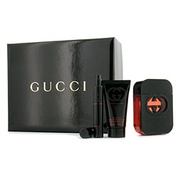 Gucci Guilty Black Coffret: Eau De Toilette Spray 75ml/2.5oz + Body Lotion 50ml/1.6oz + Eau De Toilette Spray 7ml/0.25oz 3pcs