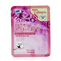 3W Clinic رقاقة ماسك - كولاجين طازج 10pcs