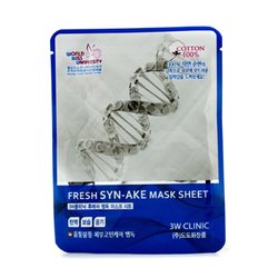 3W Clinic Maseczka do twarzy Mask Sheet - Fresh SYN-AKE 10pcs