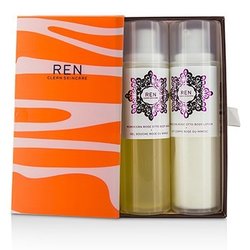 Ren Sada kosmetiky s marockou růží Morococann Rose Duo: sprchový gel 200ml/6.8oz + tělové mléko 200ml/6.8oz 2pcs