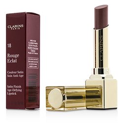 Clarins Rouge Eclat Satin Finish Age Defying Lipstick - # 18 Strawberry Sorbet 3g/0.1oz