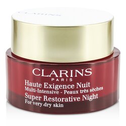 Clarins Super Restorative Night Age Spot Correcting Replenishing Cream (Untuk Kulit Sangat Kering) - Krim Kulit 50ml/1.6oz