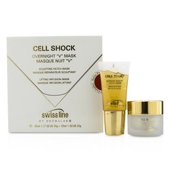 Swissline Cell Shock Overnight "V" Маска: Моделирующая Маска 35мл/1.17унц + Маска Лифтинг 30мл/1унц 2pcs