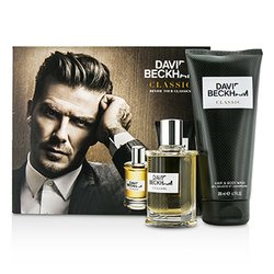 David Beckham مجموعة Classic: غسول بعد الحلاقة 60مل/2 أوقية + منظف الشعر والجسم 200مل/6.7 أوقية 2pcs