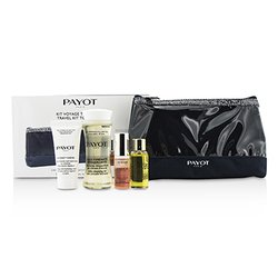 Payot Travel Kit Top To Toe Set: Cleansing Oil 50ml + Cream 15ml + Elixir D'Ean Essence 5ml + Elixir Oil 10ml 4pcs + 1bag