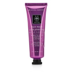 Apivita Маска для Обличчя із Рожевою Глиною - Ніжне Очищення 50ml/2oz