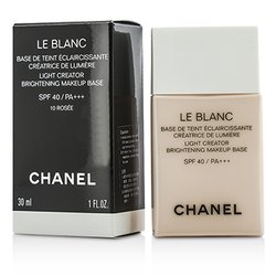 Chanel Le Blanc Light Creator Brightening Makeup Base SPF40 - #10 Rosee 30ml/1oz