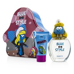 The Smurfs Zestaw Smurfette Coffret: Eau De Toilette Spray 100ml/3.4oz + Shower Gel 75ml/2.5oz + Key Chain 3pcs