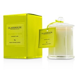 Glasshouse Triple Scented Candle - Montego Bay (Coconut Lime) 60g