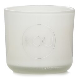 iKOU Eco-Luxury Aromacology Natural Wax Candle Glass - Calm (Lemongrass & Lime) (2x2) inch