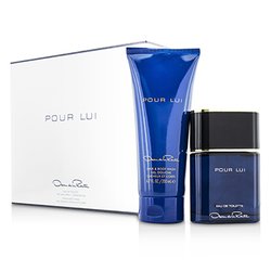 奧斯卡 Pour Lui男香組合:淡香水90ml/3oz + 洗髮沐浴露200ml/6.7oz 2件