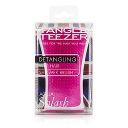 Tangle Teezer מברשת סירוק קשרים אקווה ספלאש למקלחת - # Pink Shrimp (לשיער רטוב) 1pc