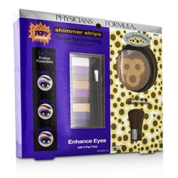 Physicians Formula مجموعة مكياج 8660: 1x ظلال لتحسين بشرة العيون بشرائط لامعة، 1x بودرة اسمرار نباتية، 1x أداة تطبيق 3pcs