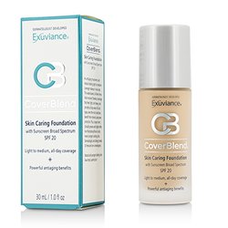 Exuviance CoverBlend Skin Caring Foundation SPF20 - # True Beige- פאונדיישן טיפוח העור 30ml/1oz