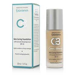 Exuviance CoverBlend Skin Caring Foundation SPF20 - # Warm Beige- פאונדיישן טיפוח העור 30ml/1oz