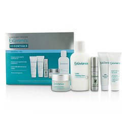 Exuviance Set Esenciales (Sensible/Seca): Crema Limpiadora + Complejo Ojos + Crema Día + Crema Restauradora + Suero Antioxidante 5pcs