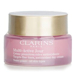 Clarins Multi-Active Day Se Enfoca en Líneas Finas Crema de Día Antioxidante - Para Todo Tipo de Piel 50ml/1.6oz
