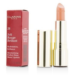 Clarins Joli Rouge Brillant (Moisturizing Perfect Shine Sheer Lipstick) - # 28 Pink Praline 3.5g/0.1oz
