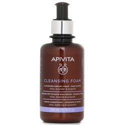 Apivita Espuma Limpiadora Con Aceituna & Lavanda Para Rostro & Ojos 200ml/6.8oz