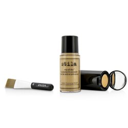 Stila Stay All Day Foundation, Concealer & Brush Kit - # 7 Buff 2pcs