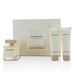 Narciso Rodriguez مجموعة Narciso: أو دو برفوم سبراي 90مل/3 أوقية + غسول للجسم 75مل/2.5 أوقية + كريم للدش 75مل/2.5 أوقية 3pcs