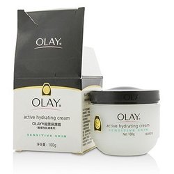 Olay Active Hydrating Cream - For Sensitive Skin (Box Slightly Damaged) 100g/3.5oz