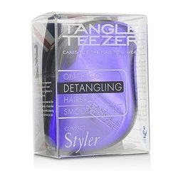 Tangle Teezer Compact Styler On-The-Go Detangling Hair Brush - # Purple Dazzle 1pc