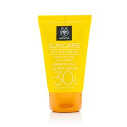 Apivita Suncare Oil Balance Light Texture Face Cream - Voide SPF 30 50ml