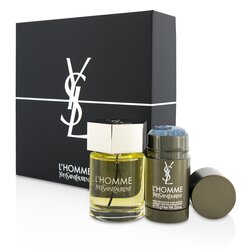 Yves Saint Laurent L'Homme Набор: Туалетная Вода Спрей 100мл/3.3унц + Дезодорант Стик 75г/2.6унц 2pcs