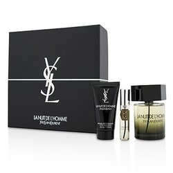 Yves Saint Laurent مجموعة La Nuit De L'Homme: ماء تواليت سبراي 100مل/3.3 أوقية + ماء تواليت سبراي 10مل/0.3 أوقية + بلسم بعد الحلاقة 50مل/1.6 أوقية 3pcs