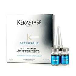 Kerastase Specifique PS21 + Rhamnose Cuidado Calmante Intenso Anti-Incomodidad (Cuero Cabelludo Sensible) 12x6ml/0.2oz