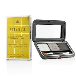 Borghese Satin Shadow Milano Duo With Eyeliner - #03 Platinum Pietra 4.15g/0.145oz