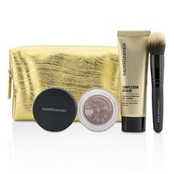 Bare Escentuals Set Take Me With You Complexion Rescue Try Me - # 02 Vanilla 3pcs+1bag