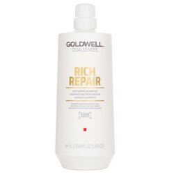 Goldwell Dual Senses Rich Repair Champú Restaurador (Regeneración Para Cabello Dañado) 1000ml/33.8oz