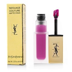 Yves Saint Laurent صبغ شفاه غير لامع Tatouage Couture - # 19 Fuchsia Intime 6ml/0.2oz