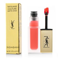 Yves Saint Laurent صبغ شفاه غير لامع Tatouage Couture - # 22 Corail Anti Mainstream 6ml/0.2oz