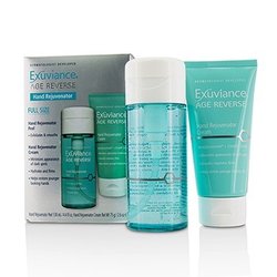 Exuviance مجموعة تجديد اليدين Age Reverse: مقشر مجدد لليدين + كريم مجدد لليدين 2pcs