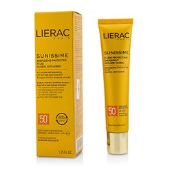 Lierac سائل وقائي منشط مضاد لآثار التقدم بالسن Sunissime Global SPF 50+ للوجه الصدر 40ml/1.35oz