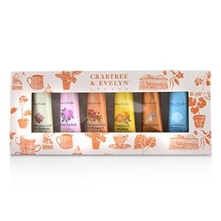 Crabtree & Evelyn مجموعة علاج اليدين الأفضل مبيعاً من 6 قطع 6x25g/0.9oz