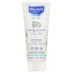 Mustela 2 In 1 Body & Hair Cleansing gel - For Normal Skin 200ml/6.76oz