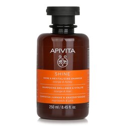 Apivita شامبو مجدد وملمع بالبرتقال والعسل (لجميع أنواع الشعر) 250ml/8.45oz