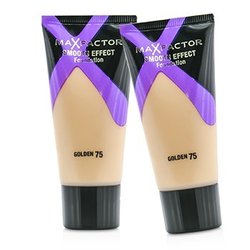 Max Factor Smooth Effect Foundation Duo Pack - #75 Golden 2x30ml/1oz