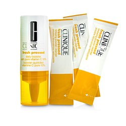 Clinique Fresh Pressed 7-Day System with Pure Vitamin C (1x Daily Booster 8.5ml + 7x Renewing Powder Cleanser 0.5g) -