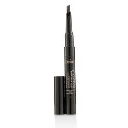出色潮流 雙頭防水眉藝造型筆( 啫喱 2.9g/0.1oz + 筆 0.2g/0.007oz ) - Dark Brown 3.1g/0.107oz